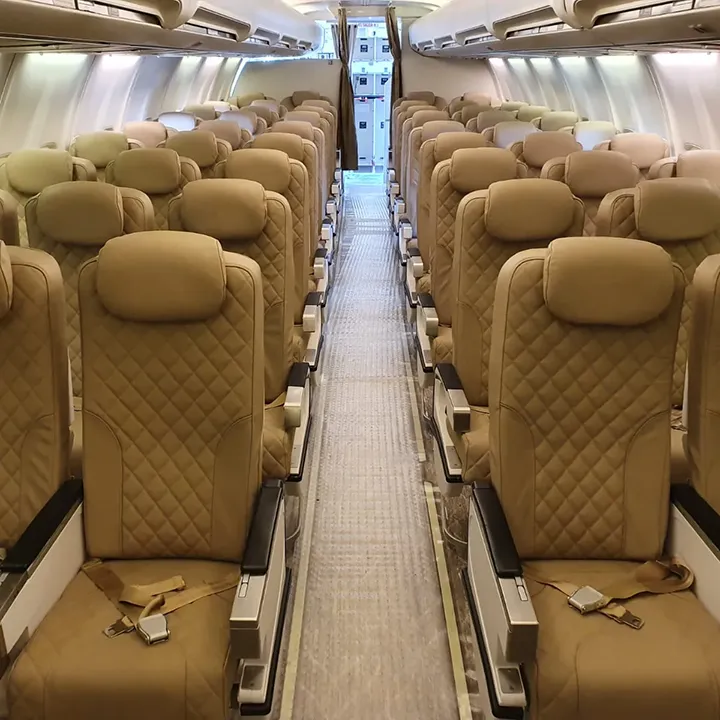 Recuperación de telas, cueros y plásticos aeronáuticos.